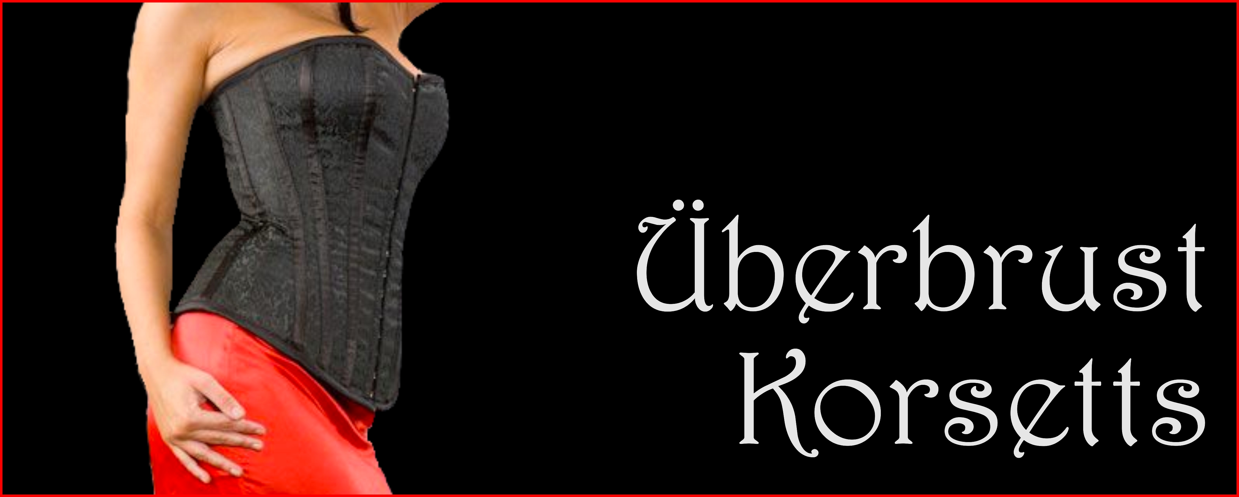 Burlesque Korsetts Überbrustkorsetts